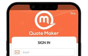 Log in to Quote Maker