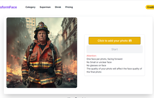 TransformFace screenshot 1