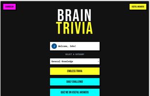 Brain trivia screenshot 1