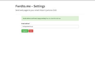 Fwrdto.me screenshot 1