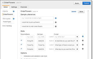 Amazon Lex screenshot 1