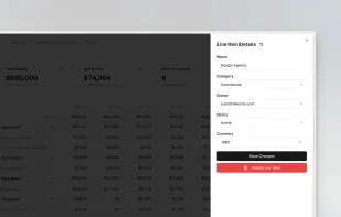 Set team access per category. Assign cost centers. Designate owners. Add custom properties for your line items, so that you can breakdown spend across all essential dimensions.