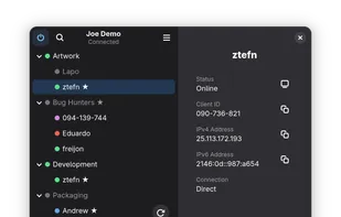 View selected member details