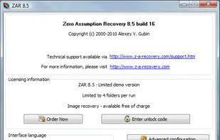 Zero Assumption Recovery screenshot 1