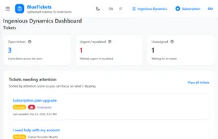 Easy to use interface, intuitive but comprehensive with automations to simplify the workflow.