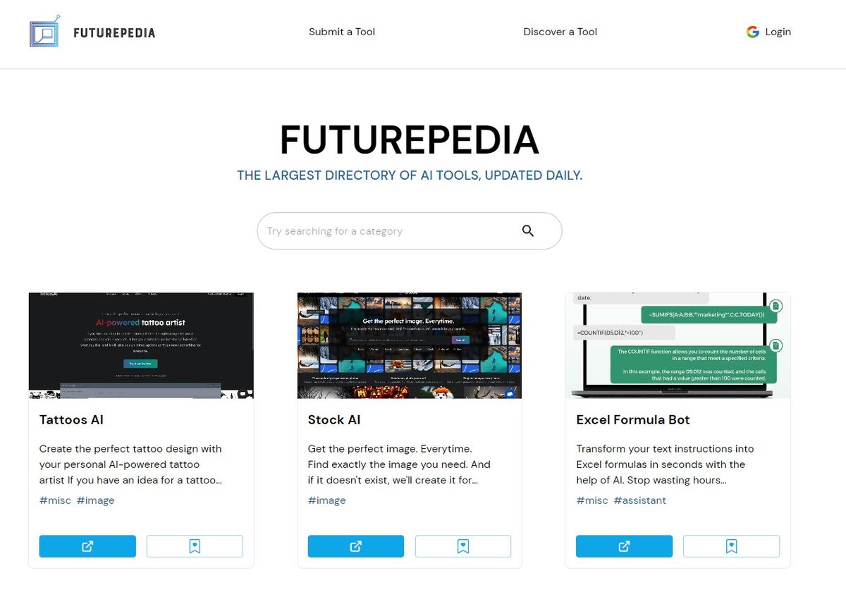 Futurepedia: App Reviews, Features, Pricing & Download | AlternativeTo