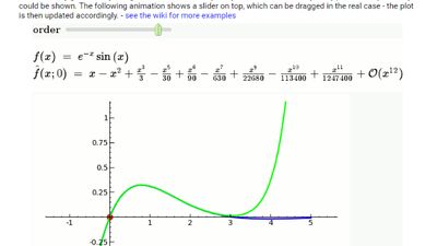 Dynamically visualize effects of of parameters on calculations with Interact