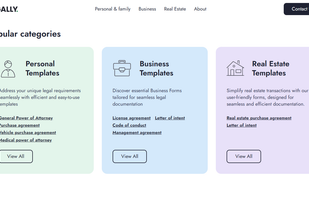 Legally.io screenshot 2