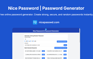 Nice Password screenshot 1