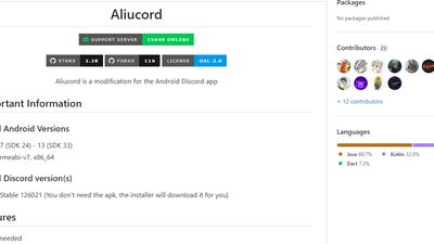 Aliucord screenshot 1