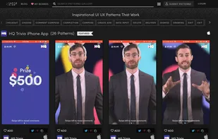 Mobile UI Patterns screenshot 1