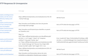 SiteCozy broken link checker screenshot 1