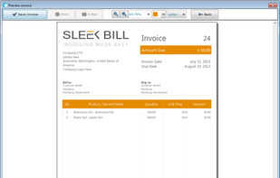 Sleek Bill screenshot 2