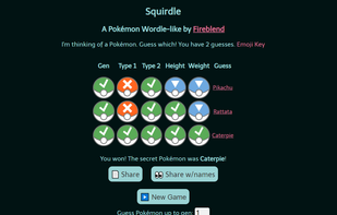 Squirdle screenshot 1