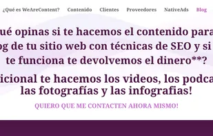 WeAreContent screenshot 1