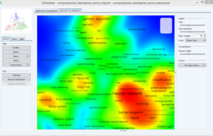 VOSviewer screenshot 1