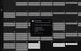 Automated post scheduling