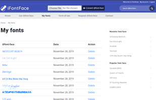 iFontFace screenshot 1