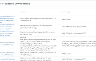 SiteCozy broken link checker screenshot 1