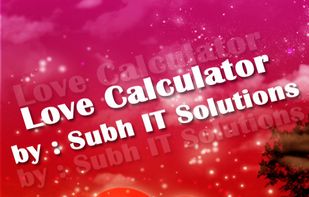 Love Calculator (by Subh It Solutions) screenshot 1