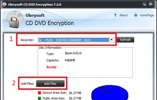 UkeySoft CD DVD Encryption screenshot 1