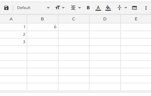Jspreadsheet screenshot 2