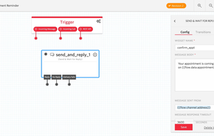 Building appointment reminders in Twilio Studio