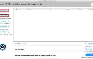 MacGater PDF Converter screenshot 1