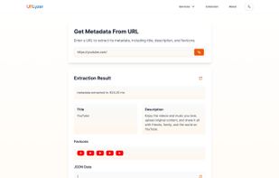 URLyzer:Instant Web Metadata Extraction