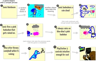 Laugh! View the completed game.