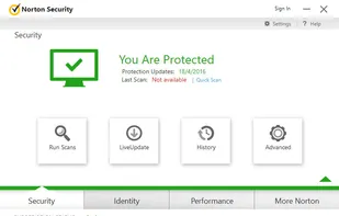 Norton Security Scan screenshot 1