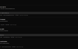 Consolidated summary of events across your platforms