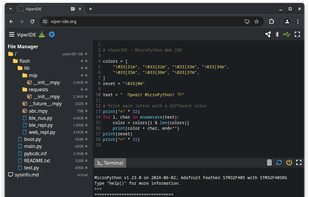 ViperIDE screenshot 1