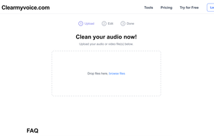 Upload your audio or video file