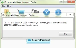 iSunshare Workbook Unprotect Genius screenshot 3