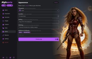 Alphazria screenshot 1