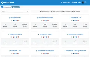 Cloudsmith screenshot 2