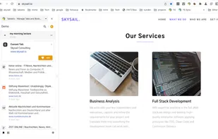 Tabsets in your browser's sidepanel
