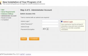 PHP EasyInstaller screenshot 1