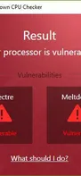 Your processor is vulnerable!