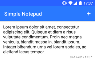 Simple Notepad - Free screenshot 1