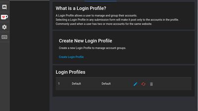 Login profiles