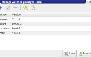 Manage Watched Packages