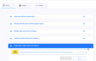 Automations features