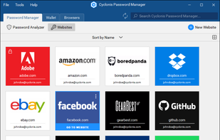 Cyclonis Password Manager screenshot 1