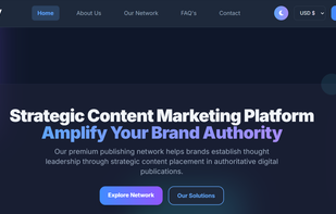 This is the homepage page of Adoovy consists of all the important pages including our services and networks.