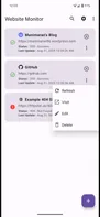 Website Monitor screenshot 1
