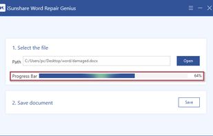 iSunshare Word Repair Genius screenshot 1