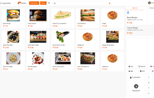 Online eMenu screenshot 1