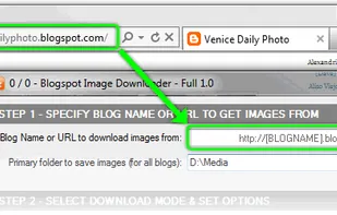 Blogspot Image Downloader screenshot 1